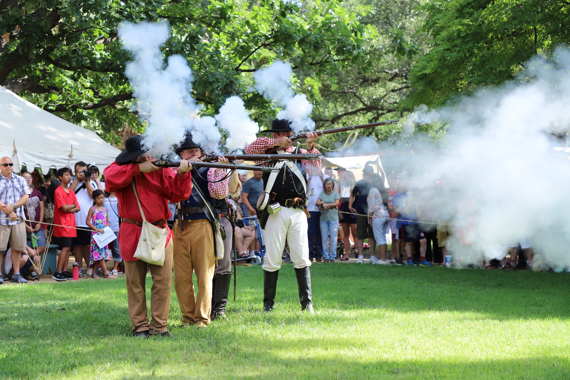 Musket Firing | The Alamo